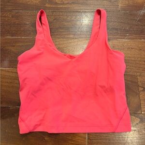 Lululemon align tank top in lip gloss size 8